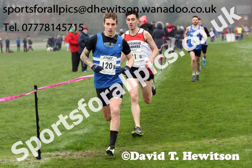 Senior men, Durham Cathedral Cross Country Relays. Photo: David T. Hewitson/Sports for All Pics